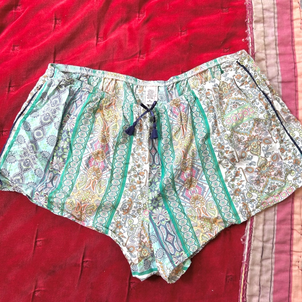 Boho Paisley Shorty Summer Sleep Shorts w/ Bohemian Hippie Vibes